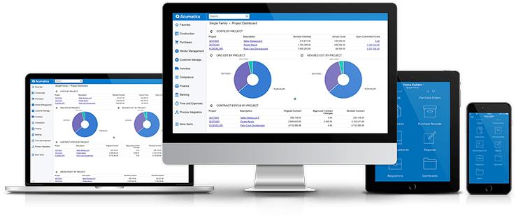 Acumatica Cloud Erp Is The Connected Business Platform - Operating System (738x309), Png Download