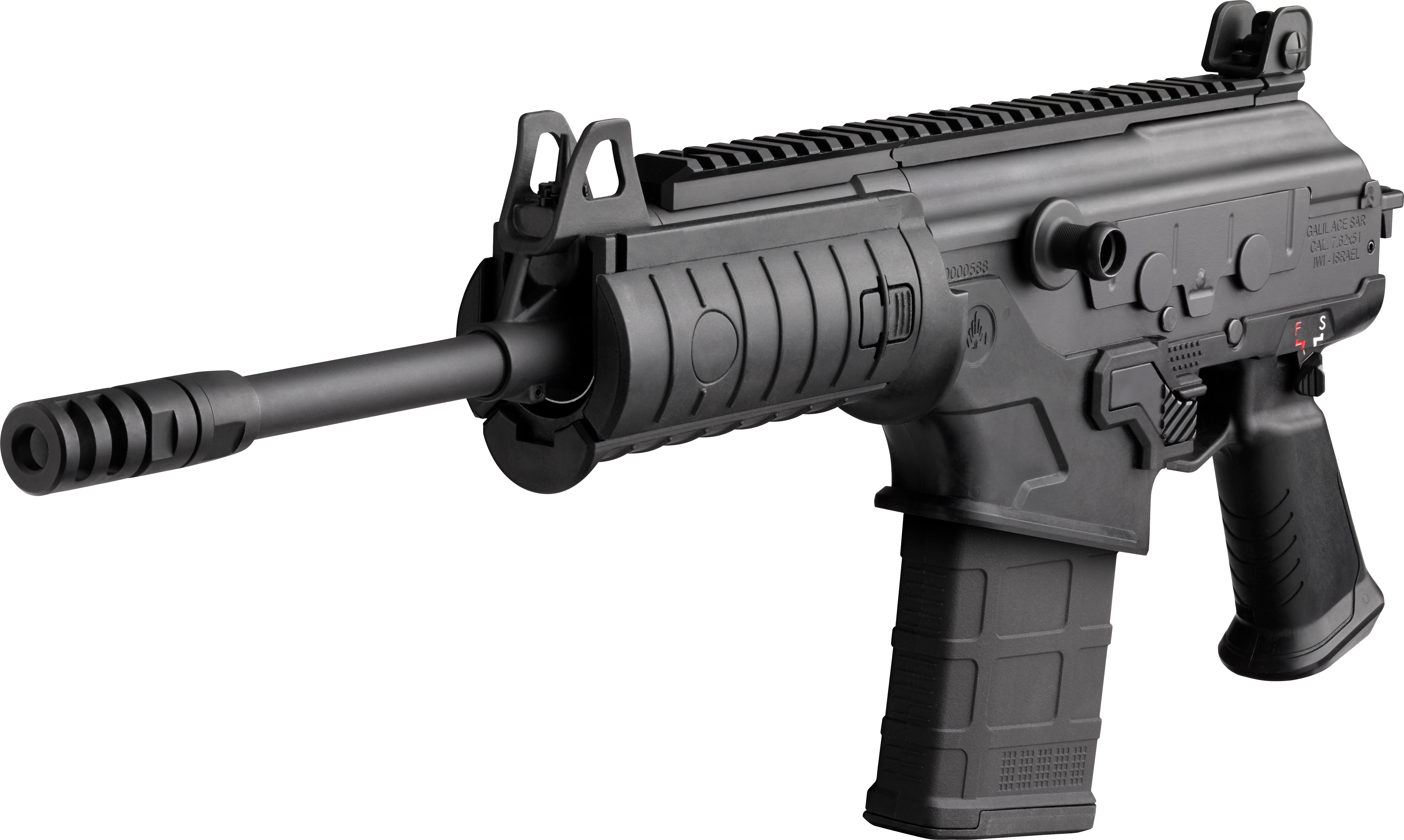 Upon The Reliable Mechanism Of The Original Galil Rifle - Iwi Galil Ace (5469x3274), Png Download