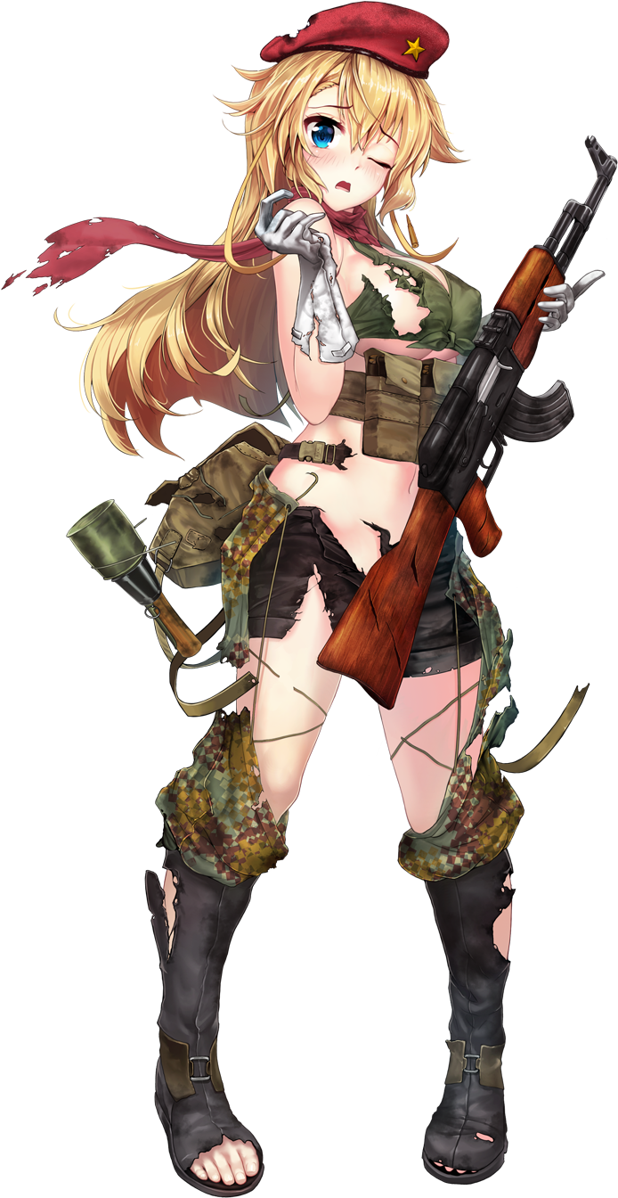 Vector Download Ak Dmg Girls Frontline - Girls Frontline Ak 47 (1191x1536), Png Download