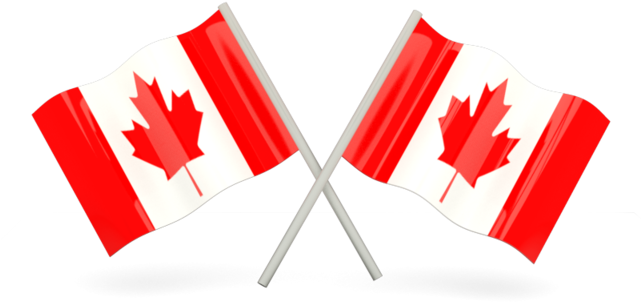 Two Canada Flags Png (640x480), Png Download