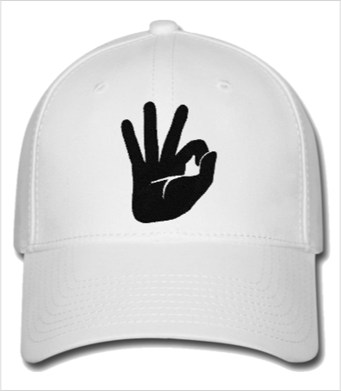 Ok Hand Embroidery - Baseball Cap (1182x1356), Png Download