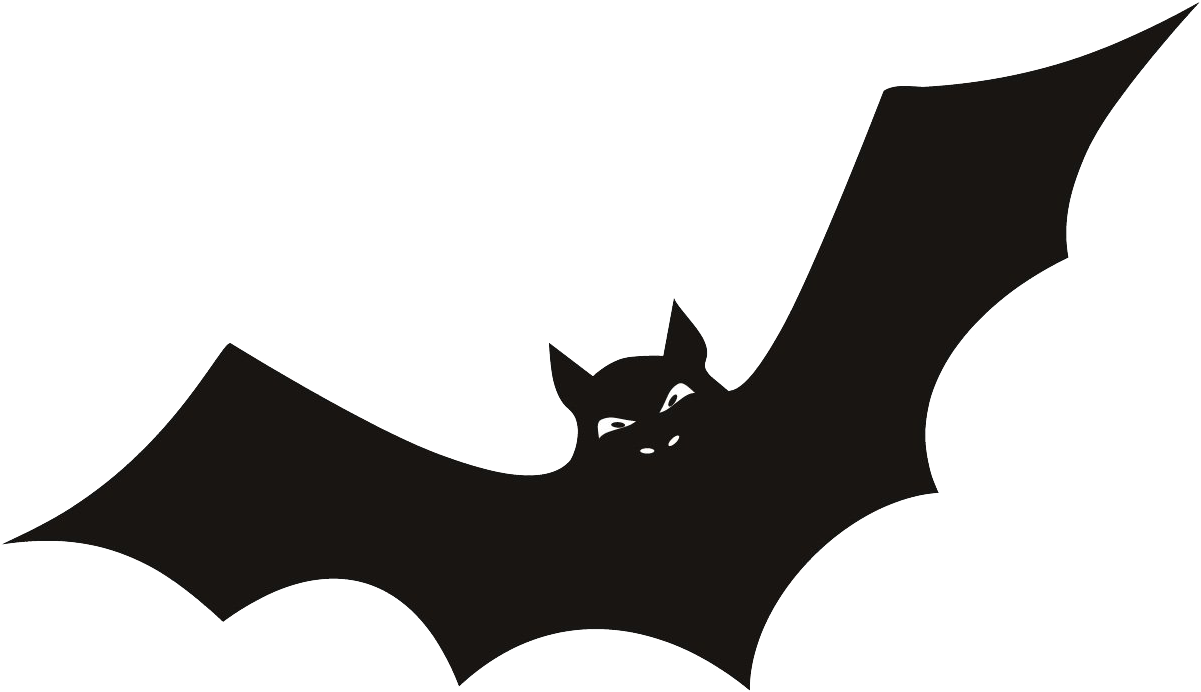 Goosebumps Clipart Vampire Bat - Bat Halloween Decals (1201x692), Png Download