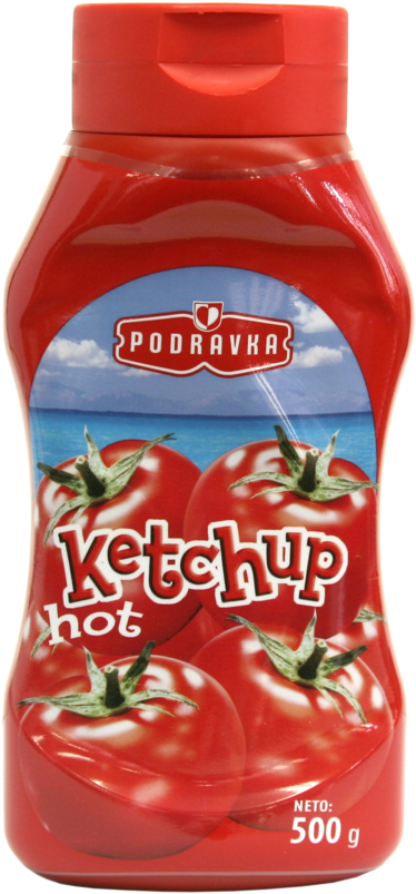 Ketchup Podravka (416x840), Png Download