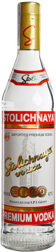 Vodka Png Free Download - Vodka Stolichnaya (192x855), Png Download