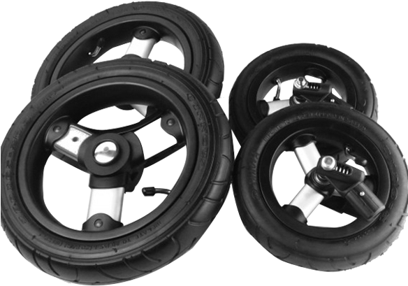 Stroll Air Cosmos Air Tires Black (800x800), Png Download