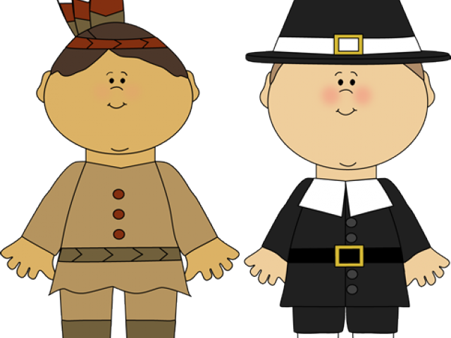 Pilgrim Clipart English Colonist - Thanksgiving Pilgrim Clipart (640x480), Png Download