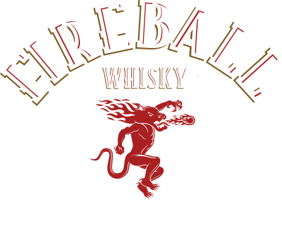 El Primer Licor De Whisky Infusionado Con Canela - Fireball Cinnamon Whiskey Logo (398x351), Png Download