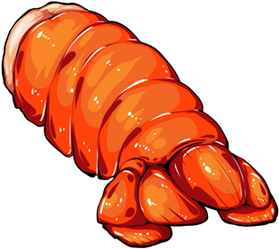 Lobster01 - Lobster Tail Clip Art (450x450), Png Download