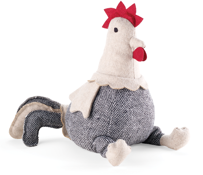 Rooster Door Stopper (650x650), Png Download