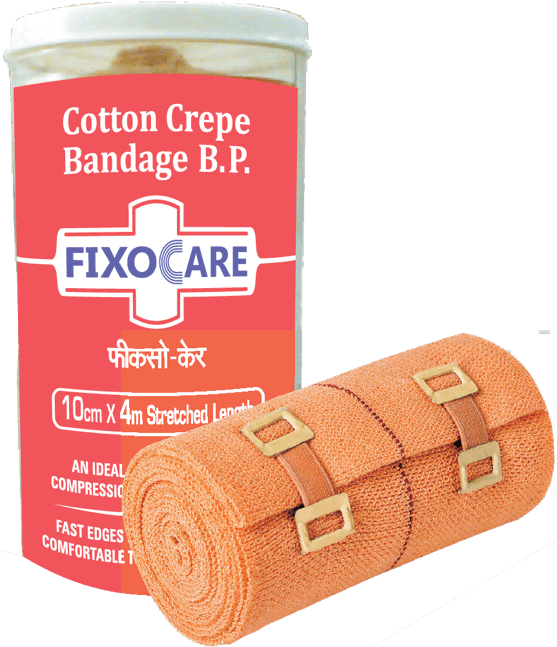 Cotton Crepe Bandage B - Adhesive Tape (1000x740), Png Download
