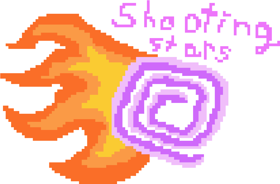 Shooting Stars - Atari (1144x770), Png Download