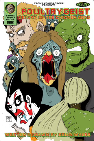 Return Of The Chicken Dead Comic Book [digital Download] - Poultrygeist: Night Of The Chicken Dead (500x500), Png Download
