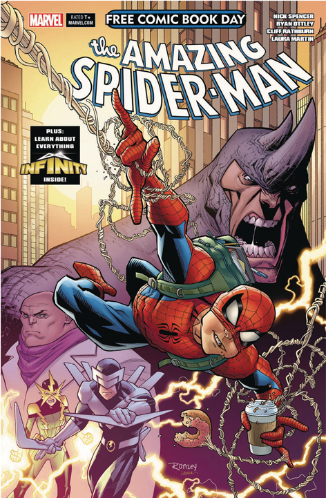 Free Comic Book Day - Amazing Spider Man #1 2018 (680x720), Png Download
