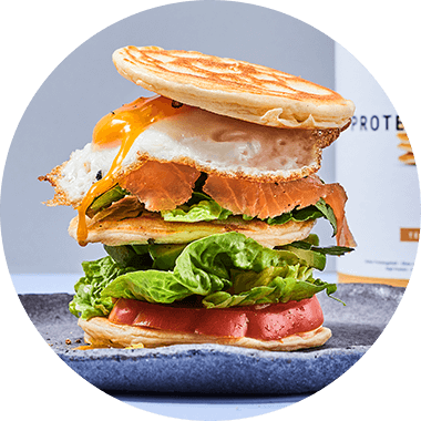 Pancakes With Salmon And Avocado - Avocado (380x380), Png Download