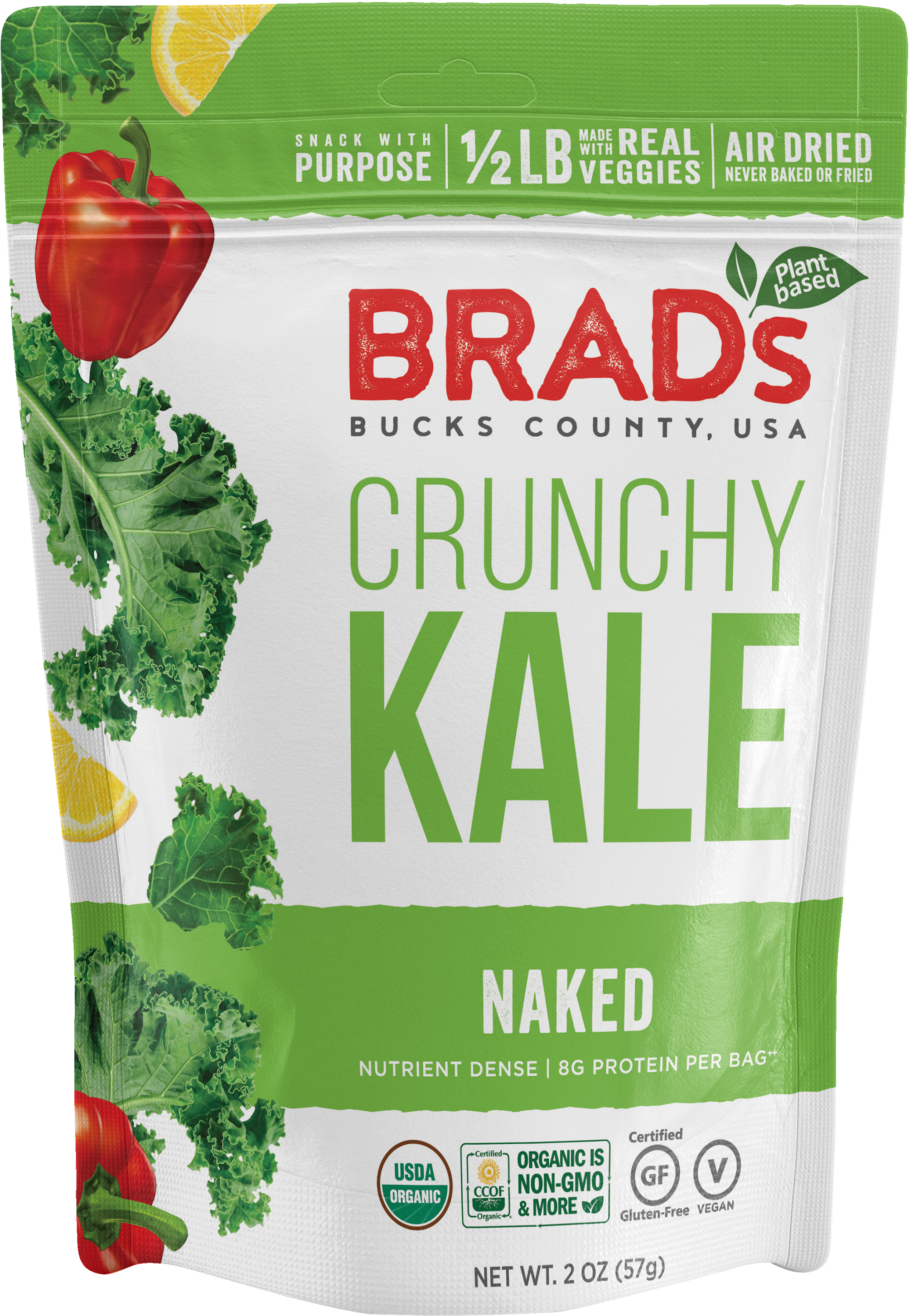 Naked 12 Pack - Brads Crunchy Kale Vampire Killer (2111x3000), Png Download