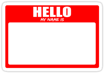Download Hello My Name Is Sticker Png Download - Sticker - HD