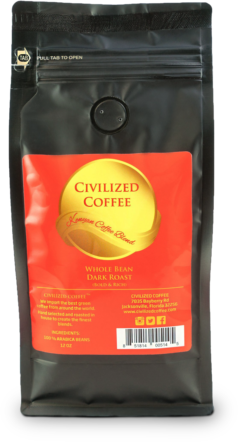 Dark Roast Whole African Beans (1000x1587), Png Download