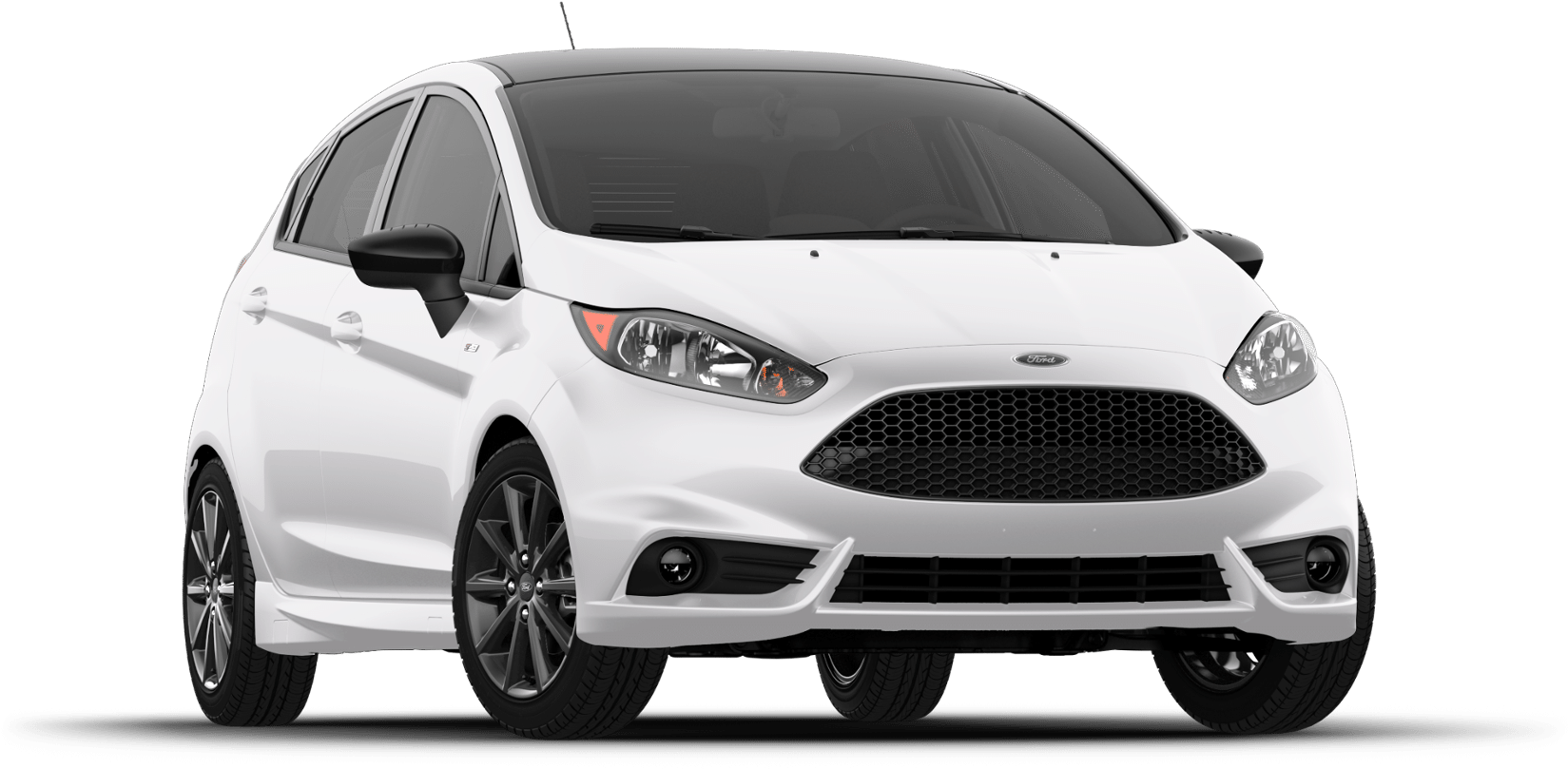 2019 Ford Fiesta - 2018 White Ford Fiesta Se Hatch (1920x1063), Png Download
