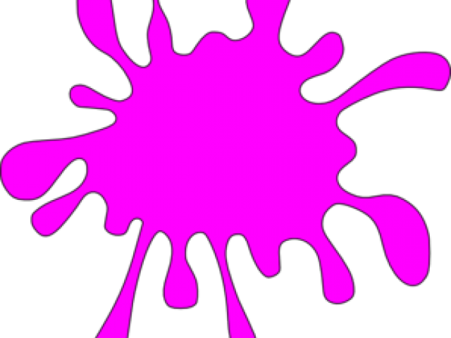 Red Paint Splatter Clipart (640x480), Png Download