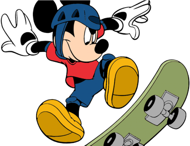 Skateboard Clipart Mickey Mouse Clubhouse - Mickey Mouse (640x480), Png Download