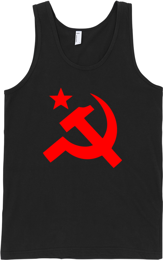 Hammer And Sickle Fine Jersey Tank Top Unisex - Blood Sweat Respect Tank (1000x1000), Png Download