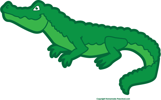 Alligator Clip Art Free Clipart Cliparts For You - Clipart Of A Alligator (549x341), Png Download
