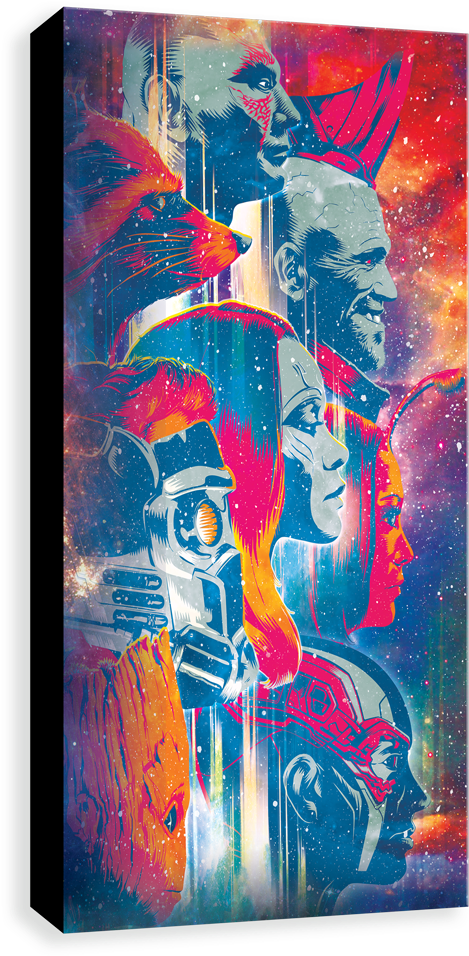 Galaxy Or Bust - Guardians Of The Galaxy Artwork (1000x1000), Png Download