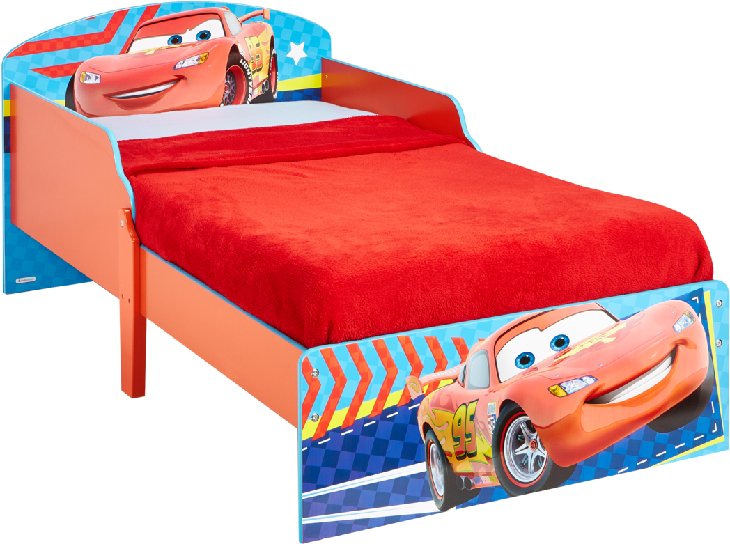 Disney Pixar Cars Lightning Mcqueen - Disney Cars Kids Toddler Bed By Hellohome (1181x1181), Png Download