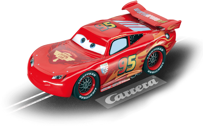 Disney - Pixar Cars - Lightning Mcqueen - Carrera Digital 132 Cars 2 Mcqueen (700x467), Png Download