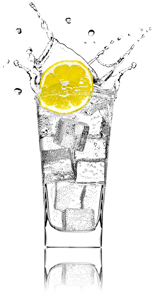 Lemonade Png Download Image - Gin Tonic Splash Hd (634x1024), Png Download