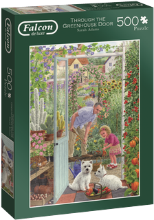 Falcon De Luxe Through The Greenhouse Door 500pcs - Falcon De Luxe Through The Greenhouse Door 500 Piece (630x335), Png Download