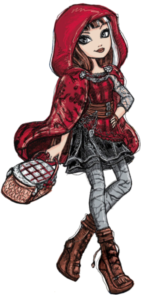 Nuevos Artworks/png De Cerise Hood - Caperucita Roja Ever After High (300x600), Png Download