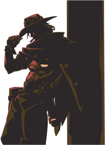 Jesse Mccree - Video Game (356x469), Png Download