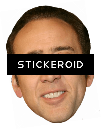 Nicolas Cage Close Up - Nicolas Cage Pillowcase Zippered Pillow Case 18"x18"(two (417x534), Png Download