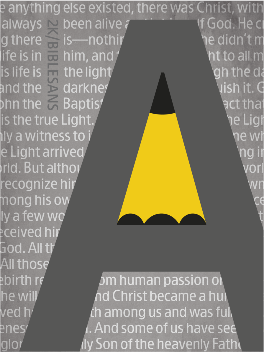 Bible Sans Poster (1000x1376), Png Download