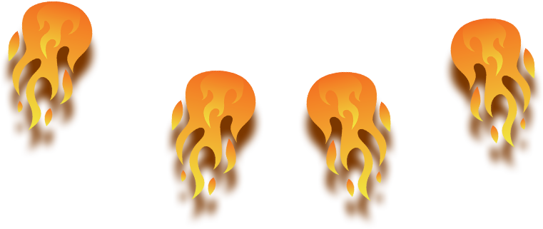 Fuego - Flame (761x321), Png Download
