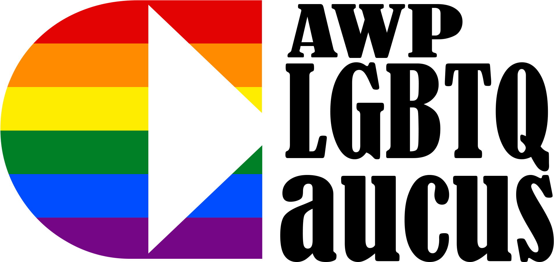 Awp Lgbtq Logo - Graphic Design (2000x967), Png Download