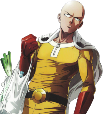 Saitama - One Punch Man Png (375x402), Png Download