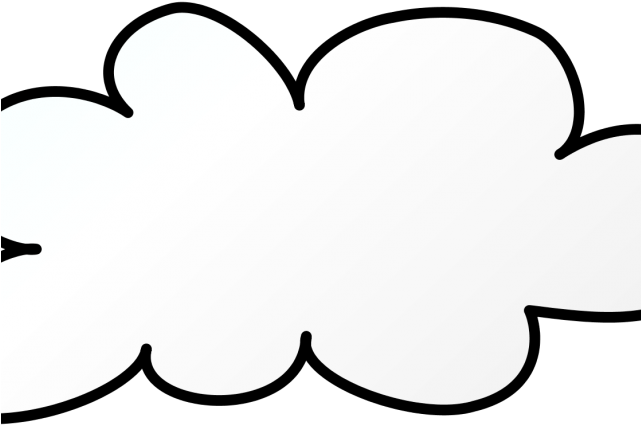 Drawn Cloud Dust - Heart (640x480), Png Download