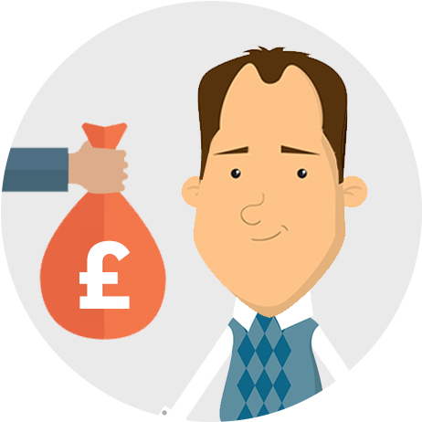 Get-paid - Cartoon (500x498), Png Download