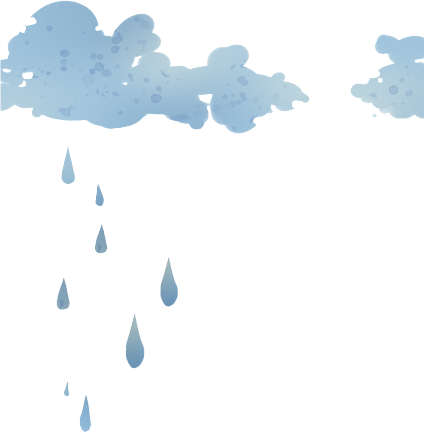 Nubes Png Tumblr - Rain Cloud Png (823x850), Png Download