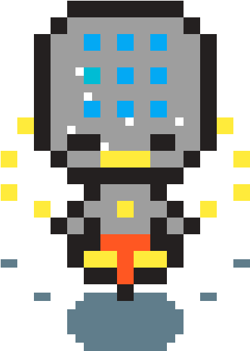 Zenyatta Pixel Art - Hama Bead Gingerbread Man (1200x1200), Png Download