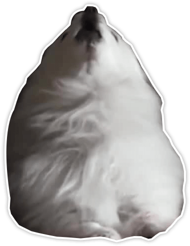 Gabe The Dog Howling - Gabe The Dog Clipart (600x600), Png Download