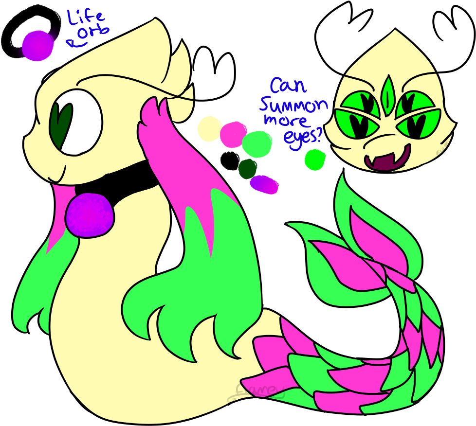 "this Milotic Is Very Nice And Innocent, Though I Think (1000x900), Png Download