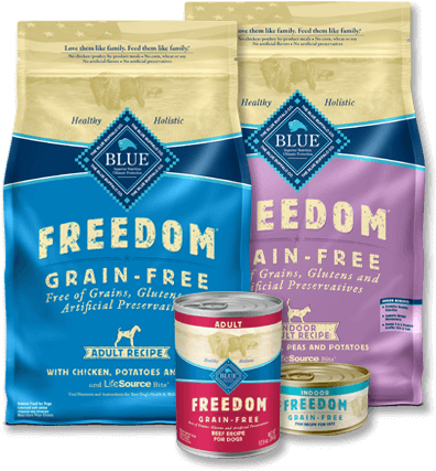 Shop Freedom And Help Veterans Heal - Blue Freedom Food For Dogs, Natural, Grain-free, Senior, (418x440), Png Download