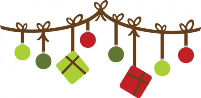 Christmas Banners Clipart 19 Christmas Banner Clip - Christmas Banner Clipart Transparent Background (650x318), Png Download