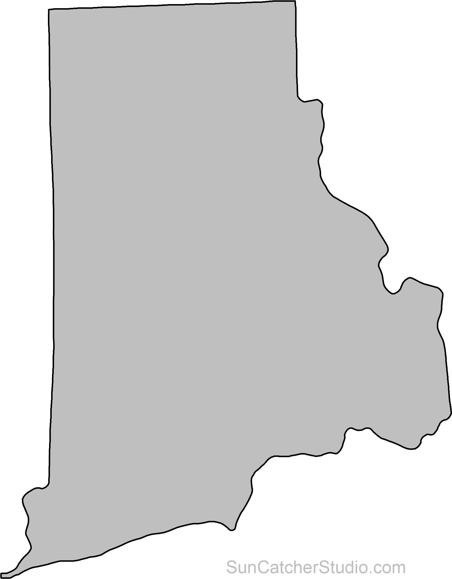 Pin By Darby Connelley On Decorations - Rhode Island Shape (1604x2020), Png Download
