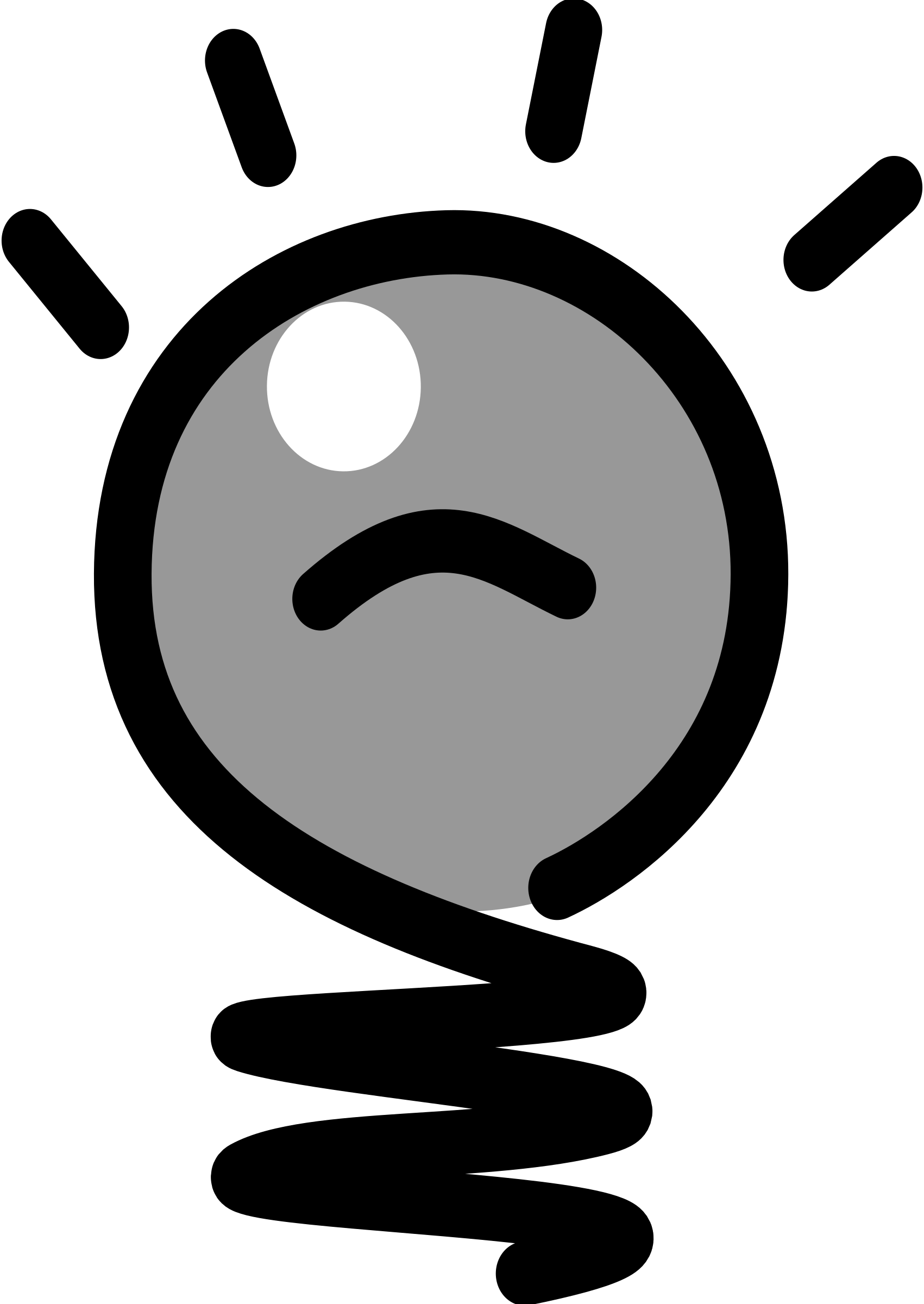 This Free Icons Png Design Of No Idea (1701x2400), Png Download