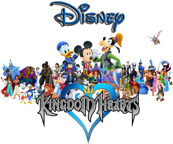 Image Royalty Free Library Characters - Kingdom Hearts Disney (576x498), Png Download