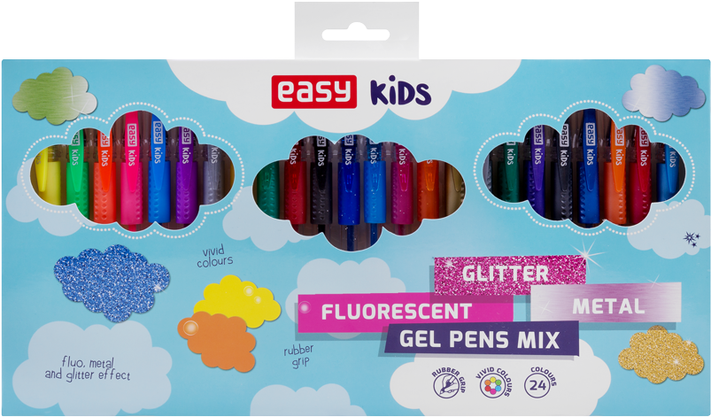 Glitter 24 Mix - Ballpoint Pen (1000x1000), Png Download
